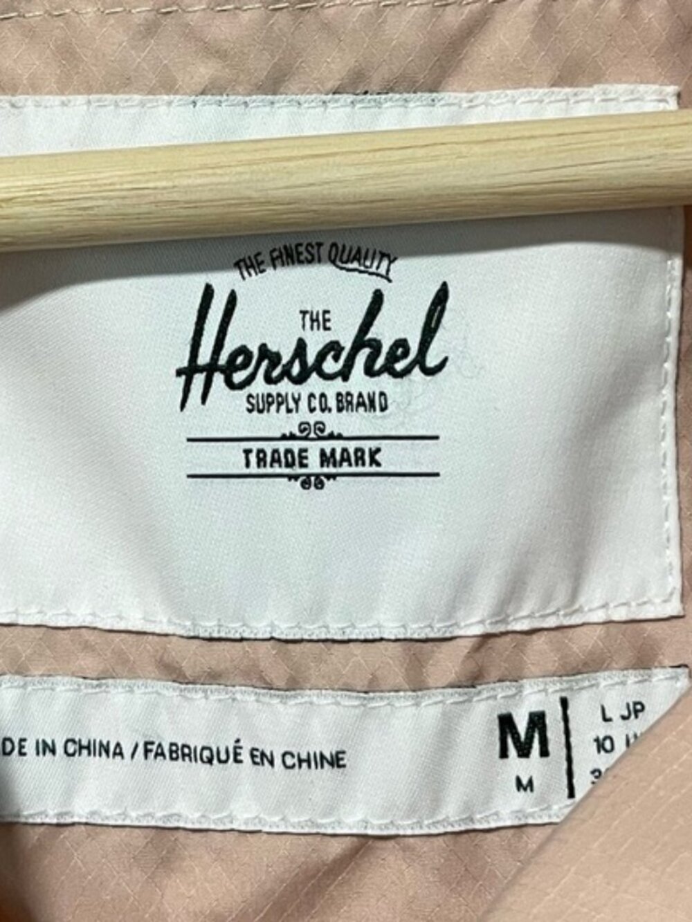Herschel Supply Co. Coach Jacket Pink Women’s Size M Lightweight Snap Button - Picture 3 of 5